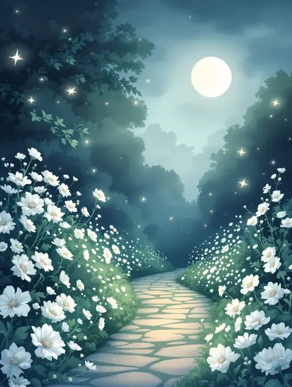 月光花径
